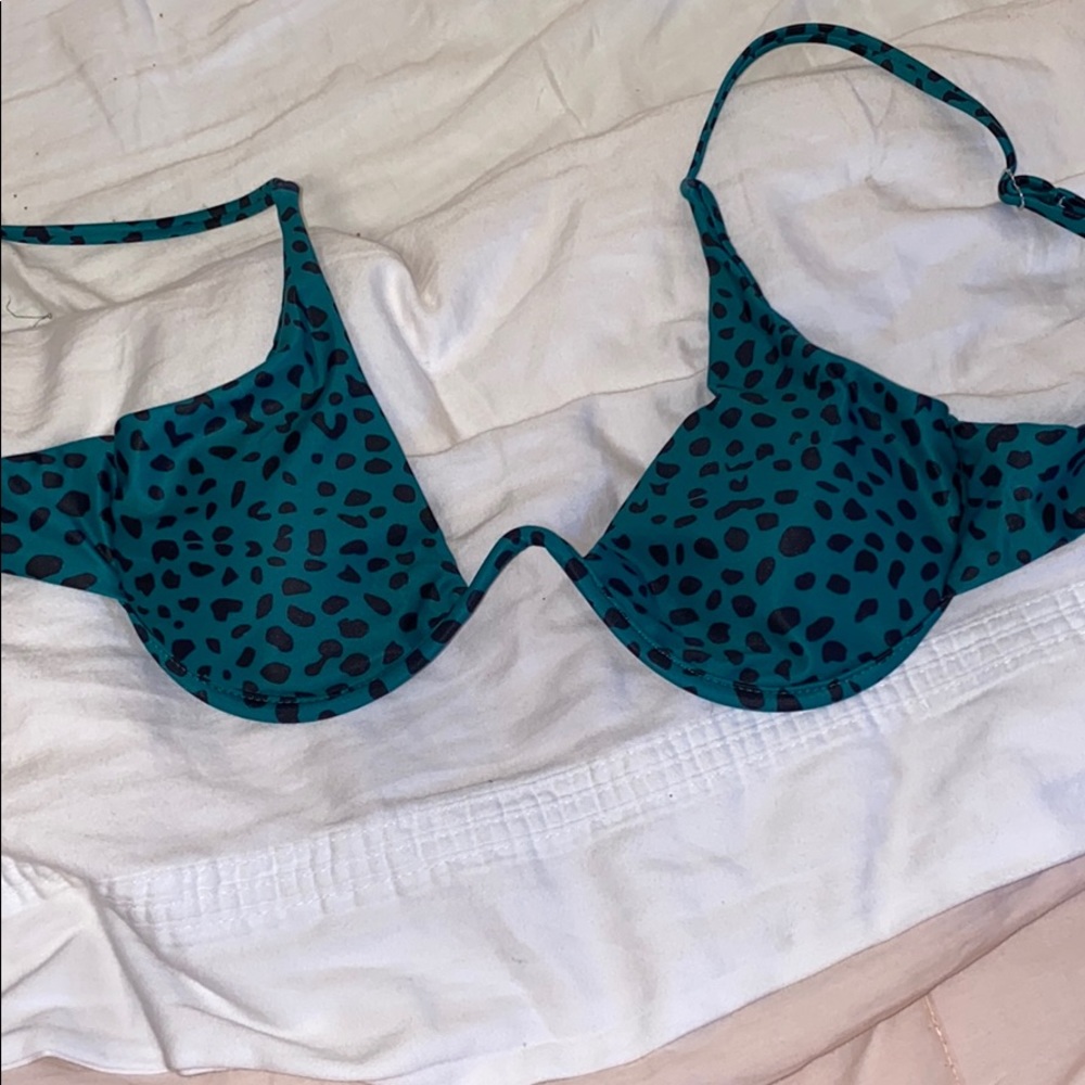 Shein Green Bikini Top